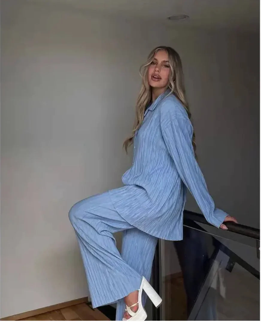 Fashion Vibe™ Stylish Flowy – Elegant Two-Piece Set