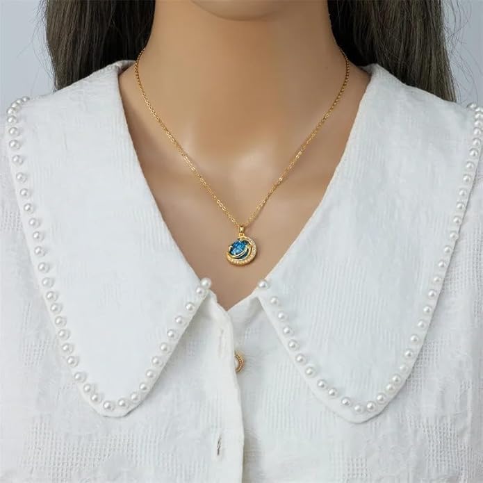 Fashion Vibe™ Women Chain – Planet Pendant Necklace