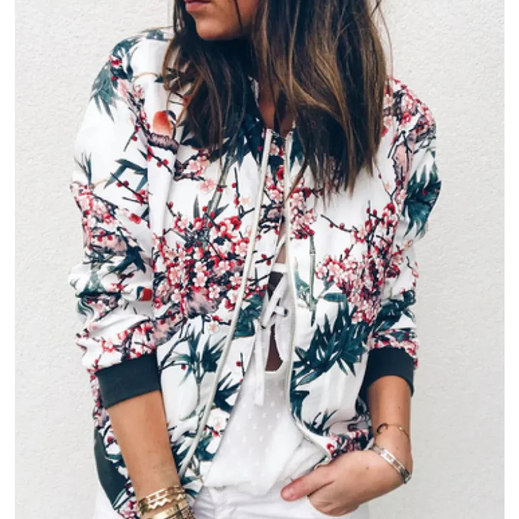 Fashion Vibe™ Flower Soft – Floral Casual Jacket