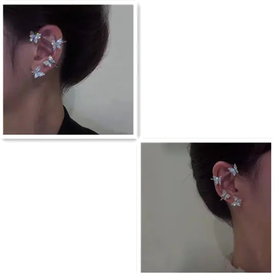 Fashion Vibe™ Earrings Set – Butterfly Hook Earrings