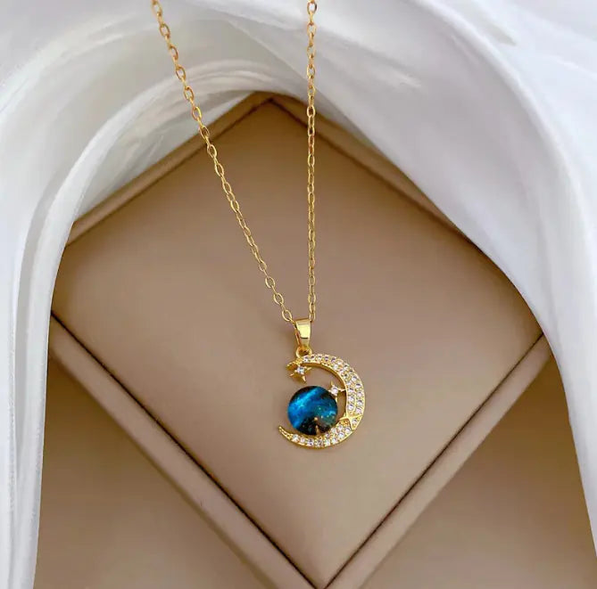 Fashion Vibe™ Women Chain – Planet Pendant Necklace
