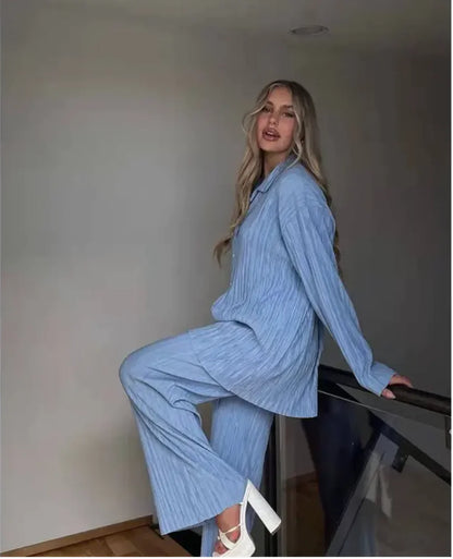 Fashion Vibe™ Stylish Flowy – Elegant Two-Piece Set
