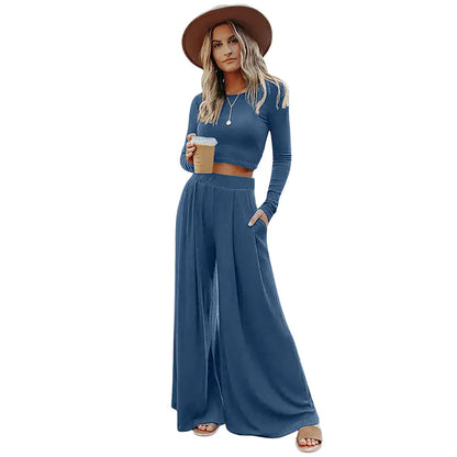 Fashion Vibe™ Chic Solid Color Casual Ensemble