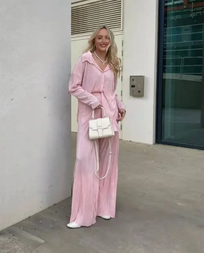 Fashion Vibe™ Stylish Flowy – Elegant Two-Piece Set
