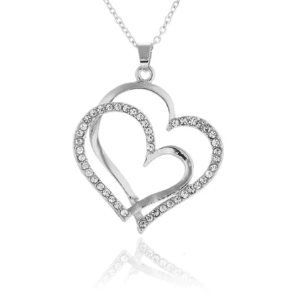 Fashion Vibe™ Heart Jewelry – Crystal Heart Necklace
