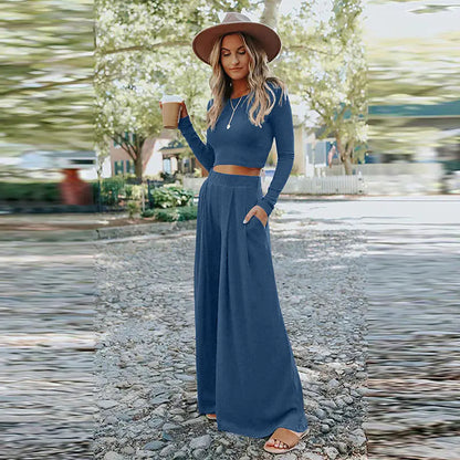 Fashion Vibe™ Chic Solid Color Casual Ensemble