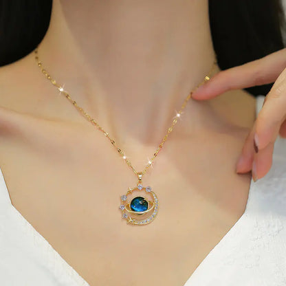 Fashion Vibe™ Women Chain – Planet Pendant Necklace